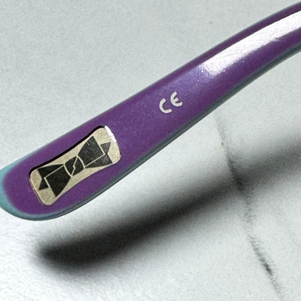 Ted Baker B716 BLK Eyeglasses Black Purple Teal Bow Accent Frames 53-17-135